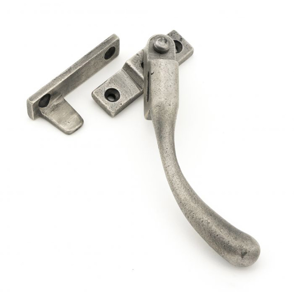 From the Anvil Night-Vent Locking Peardrop Fastener - Antique Pewter (Right Hand)